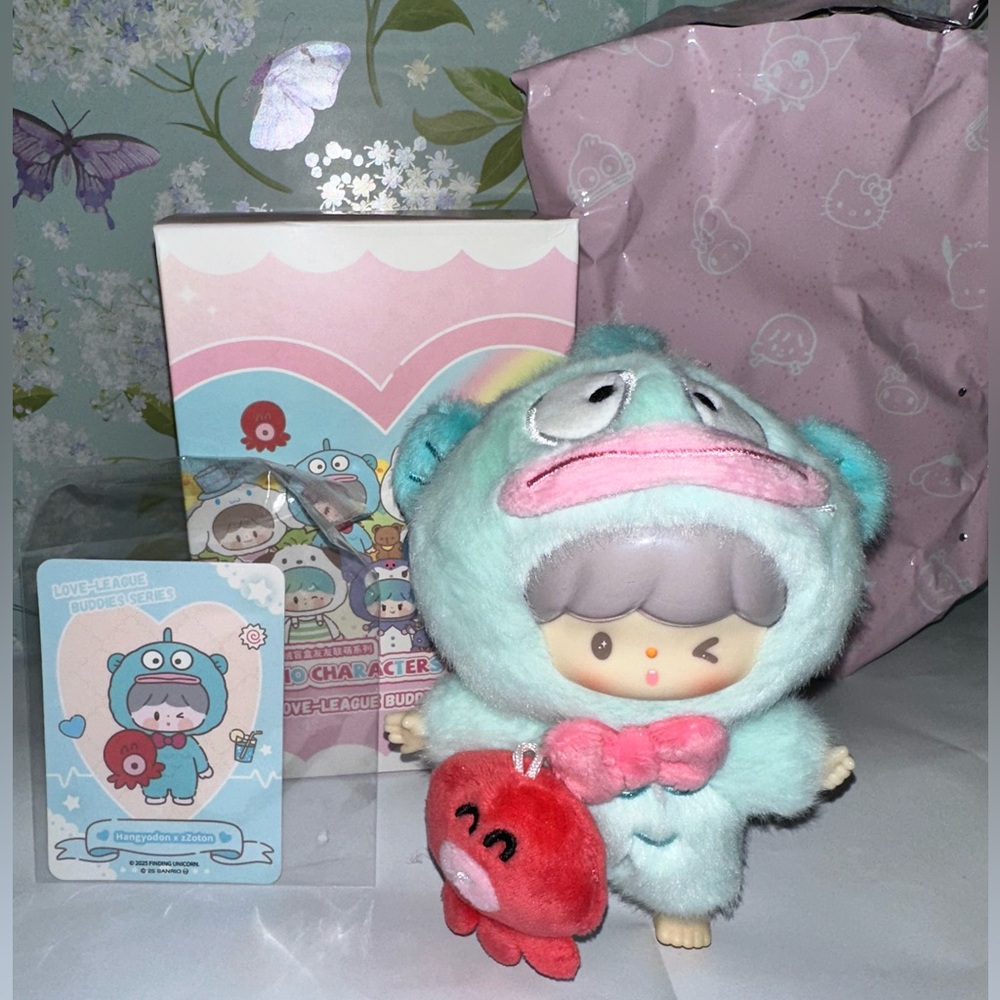 Sanrio Hangyodon x Zzoton Plush Pendant Blind Box